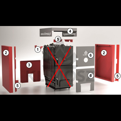 Obudowa do kotła żeliwnego Klimosz Wallly U22