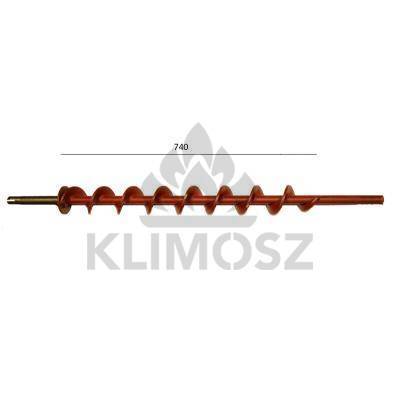 Podajnik ślimakowy 740/175 o całkowitej długości 108,5 cm do rusztu obrotowego